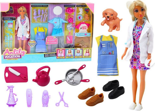 Lean Toys Anlily Кукла за 3+ Години 49см