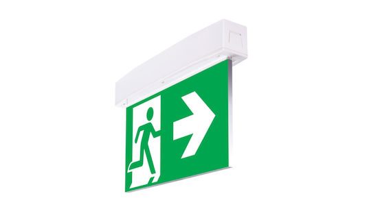 Intelight LED Emergency Light Exit with Battery Power Source