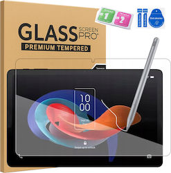 Strado-tech Закалено Стъкло Tcl Tab 10 Gen 2 8496g 10.36 10.4 Протектор За Екран 9h Пълно Покритие Маслоотблъскващ