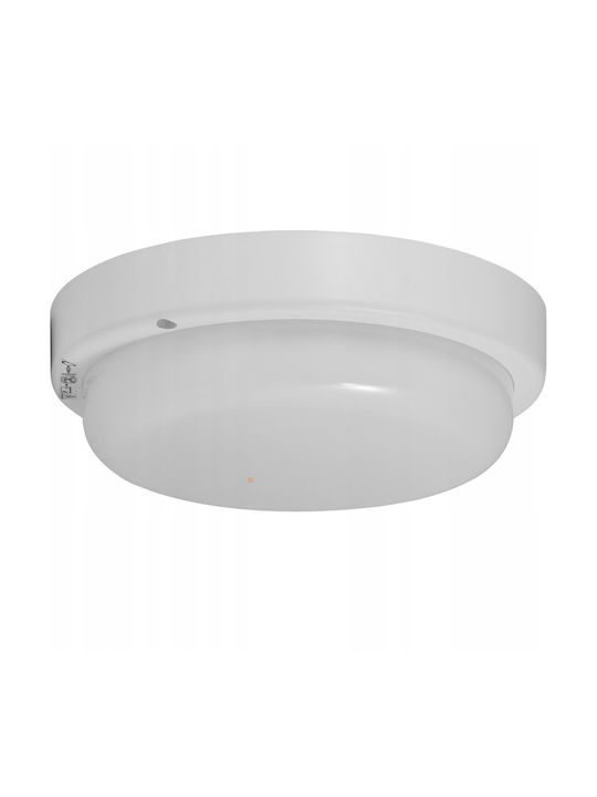 Bemko Außen-Deckenleuchte Für Außenbereich Mit Eingebauter LED In Weiß