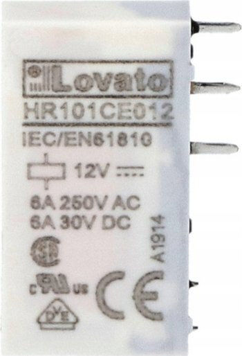 Електромагнитно Интерфейсно Реле 24VDC Контрол 1C/O 6A HR101CE024