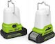 Greenworks Battery LED Work Light with Brightness up to 500 lm