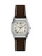 Fossil Three Ανδρικό Ρολόι 33mm На Батерия с Кафяв Кожен Каишка