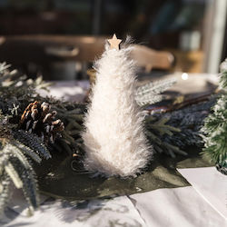 Christmas Tree 17.5cm White Christmas Tree 17.5cm White