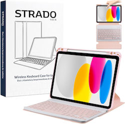 Калъф 360° Клавиатура 4kom L Apple iPad 10.9 2022 Gen 10 11 2025 A16 Gen 11