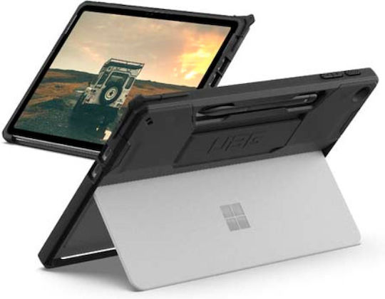 Калъф UAG Scout Shell Дръжка Стойка Microsoft Pro 12" 1-во поколение 2025 Черен Прозрачен Bulk Packaging 324022b14040