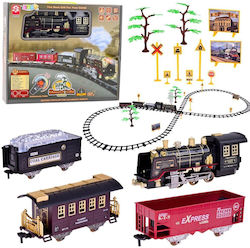 Lean Toys Ράγες Σιδηρόδρομου με Ήχο,Φως και Καπνό για 3+ Ετών