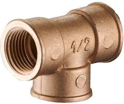 KFA Tee Pentru Țevi De Conexiune Alamă 3/4" Femeie 943-700-20