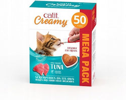 Catit Creamy Megapack Λιχουδιές Γάτας Τόνο 50x10g