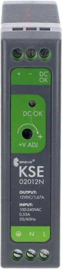 SilentiumPC Sursă de alimentare pe șină cu ieșire 12V și putere 20W 1.67A