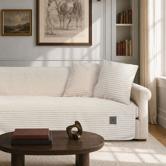 Greenwich Polo Club Essential Decken & Couchdecken Dreisitzer-Sofa Wurf 180x300cm Ecru