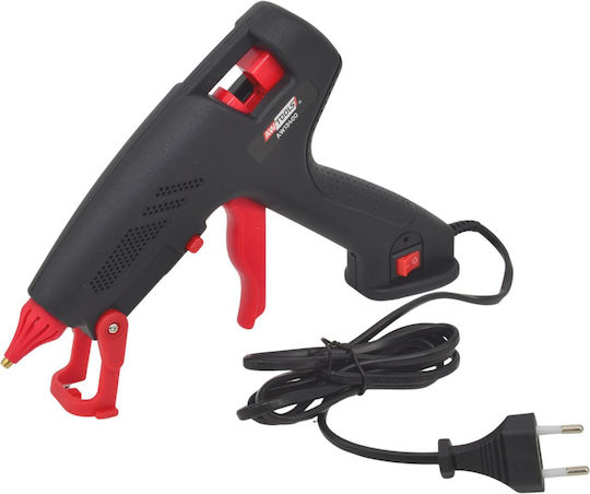 AWTools AW13400 Пистолет за горещо лепене 100W за силиконови пръчки 11mm
