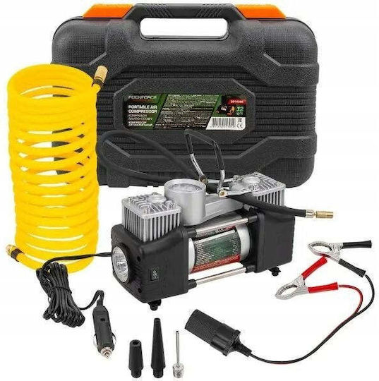Rockforce Rockforce Autoreifenpumpe mit Kabel 12V
