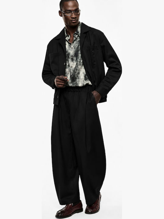Men's Baggy Black Trousers