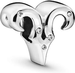 Pandora Sparkling Zodiac Charm in Silver