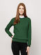 Women's Sweater Cotton Green