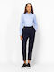 Women's Fabric Trousers Navy