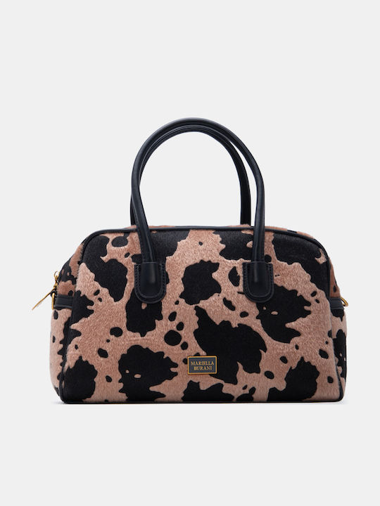 Fur Women's Handbag Beige