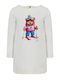 Girls Dress Ecru