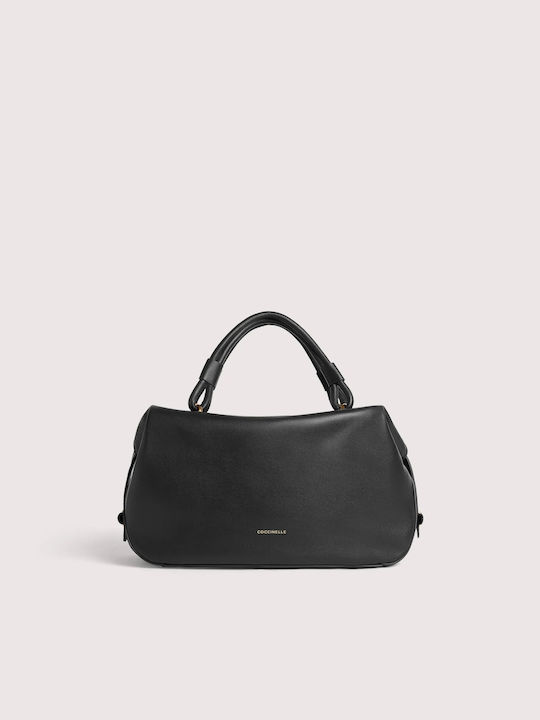 Lizzie Small Geantă Tote Dama Din Piele Neagră