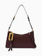 Pouch Mini Women's Shoulder Bag Burgundy