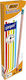 BIC Σετ 12 Μολύβια HB με Γόμα Γκρι