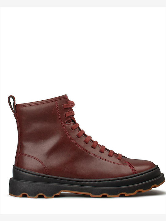 Camper Brutus Damen Stiefeletten Burgundisch