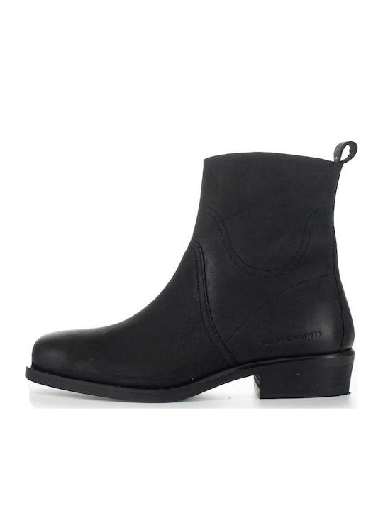 Ghete Dama Biker De Piele Negre