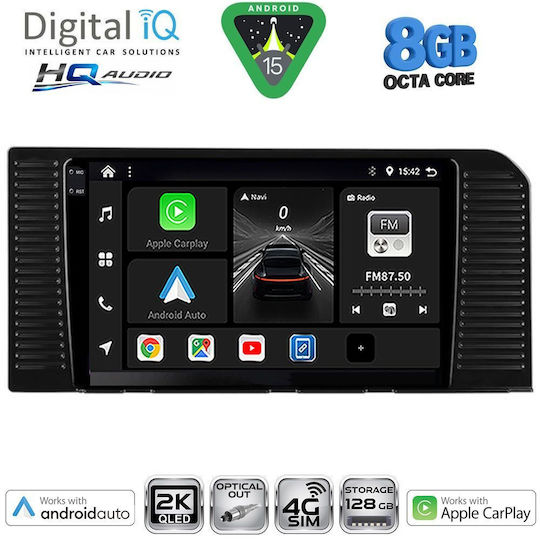 Digital IQ Автомобилна Аудио Система за Toyota Prado 2023 (Bluetooth/USB/Вграден Wi-Fi/GPS/Apple CarPlay/Android Auto) с Touch Screen 10"