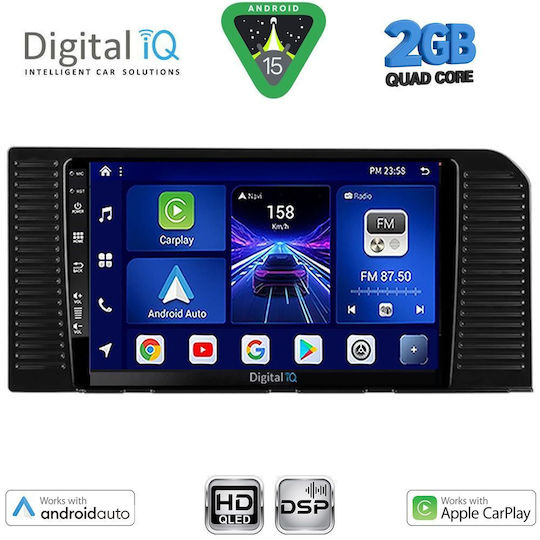 Digital IQ Car Audio System for Toyota Prado 2023 (Bluetooth/USB/WiFi/GPS) with 10" Touch Screen