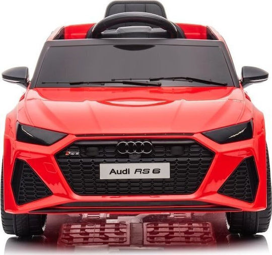 Audi RS6 Μονοθέσιο με Τηλεκοντρόλ 12 Volt Κόκκινο για 3+ Ετών 11965