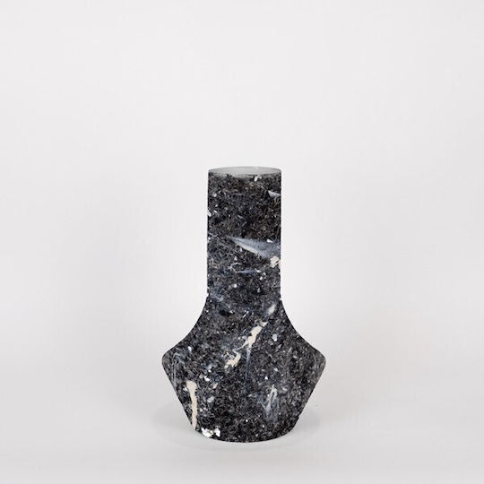 Decorative Black Metallic Vase Φ26xH39cm