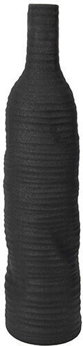 Eurolamp Decorative Porcelain Vase Black Φ12xH51cm