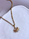 Duestelle Italia Necklace Eye From Gold Plated Steel