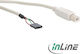 InLine USB 2.0 Cable USB-A male - Λευκό 0.4m 33440D