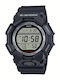 Casio Мъжки Часовник На Батерия С Черна Каучукова Каишка