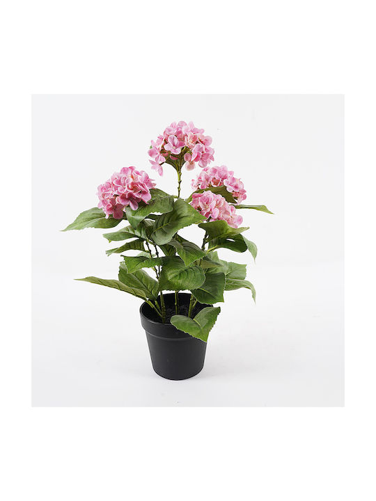 Decorative Potted Plant Hydrangea Inart Pink Φ3...