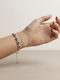 Damentrauring Armband Kette aus Silber