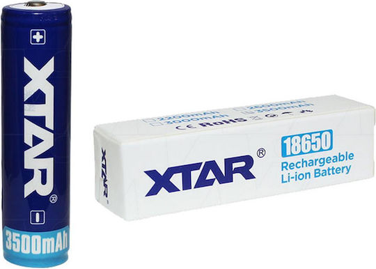 XTAR Επαναφορτιζόμενη Μπαταρία 18650 Li-ion 3500mAh 3.6V