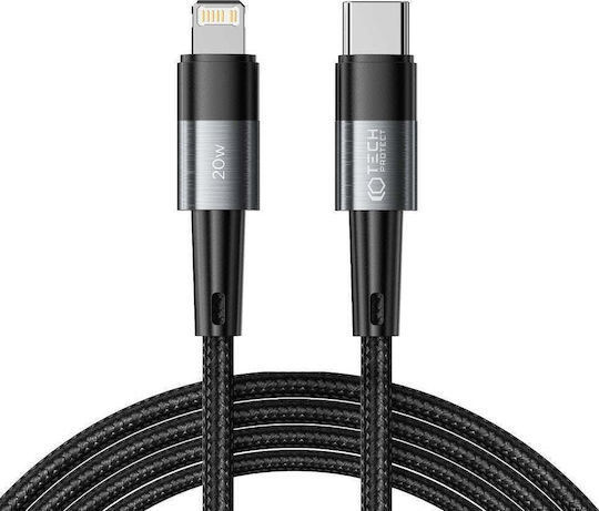 Tech-Protect USB-C to Lightning Cable 20W Black 2m THP2031