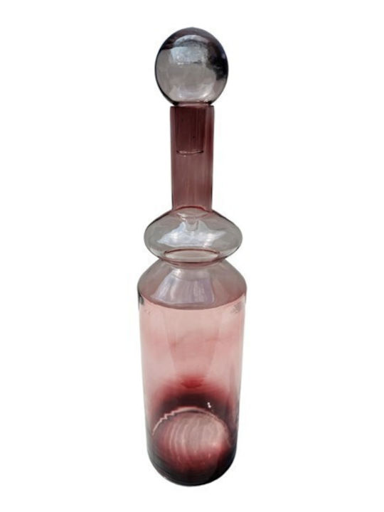 Carafă de servire din Sticlă cu dop Violet