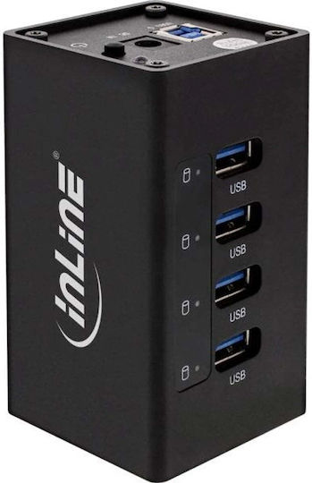 InLine Hub 4 Θυρών USB 3.0 με σύνδεση USB-A