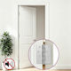 vidaXL Scharniere 4 Stück 100 x 78 x 13 mm Silber Rostfreier Stahl