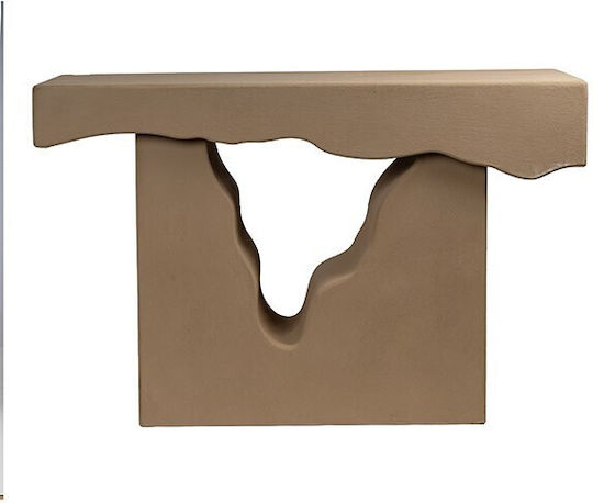 Wooden Console Ecru L120xW36xH81cm