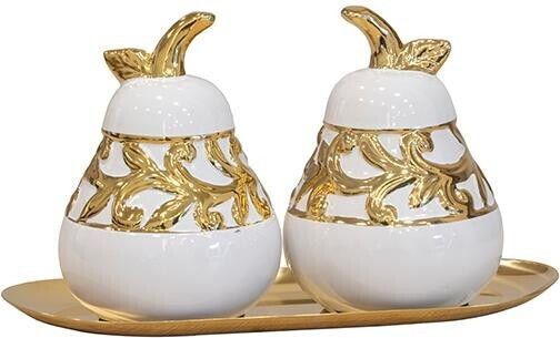 Decorative Pear Made of Ceramic Material 23x9.5x14cm