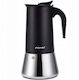 Kamille Electric Stovetop Espresso Pot Black