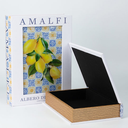 Cutie Decorativă Din Sticlă În Formă De Carte 20x5.5x27cm