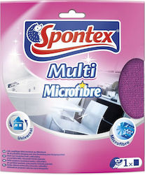 Spontex Πανάκι Καθαρισμού με Μικροΐνες Γενικής Χρήσης Μωβ 32x32εκ.