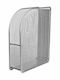 Forofis Magazinständer Metallisch Silber 26x30cm