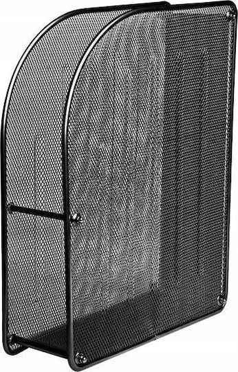 Forofis Magazinständer Metallisch Schwarz 29x35.5cm